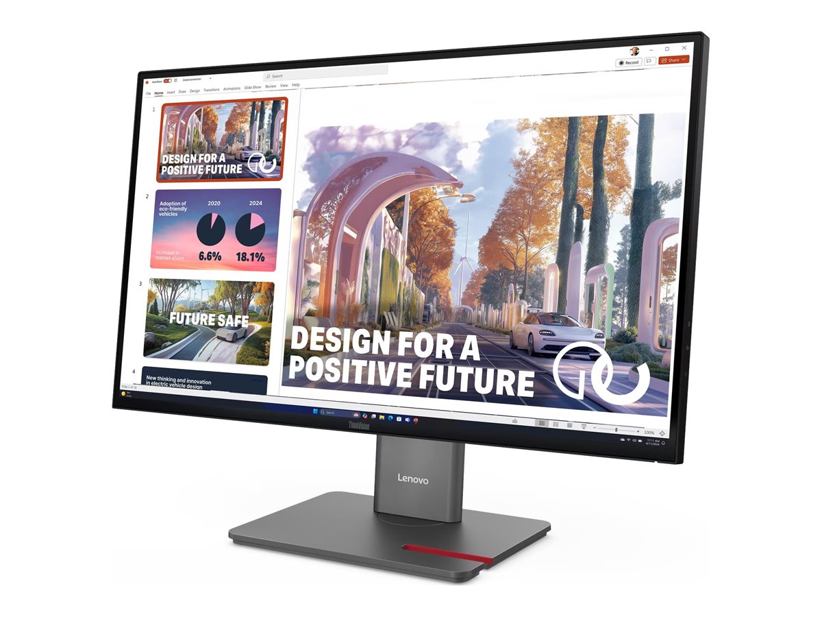 LENOVO ThinkVision P27QD-40 27inch 2560x1440 IPS 120Hz USB-C docking 140W Daisy Chain KVM/eKVM Factory calibrated panel Mirror power