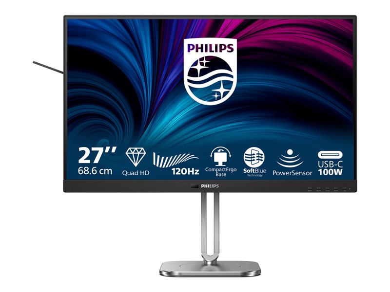 PHILIPS 27B2U4601/00 27inch IPS QHD 120Hz 350 cd/m2 4ms HDMI 2.0 DP USB-C 3.2 HUB USB pivot Speakers