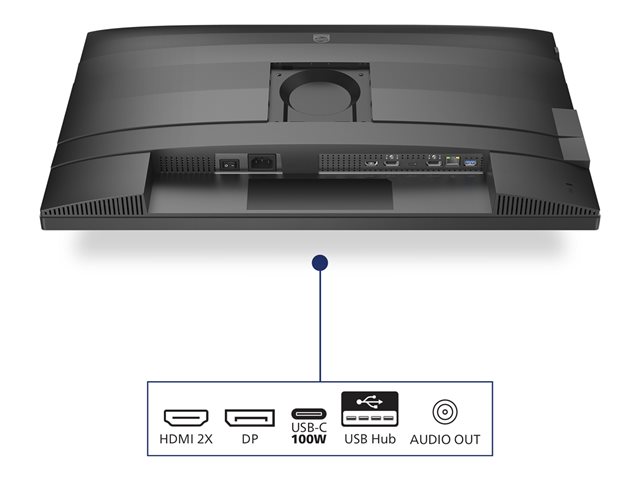 PHILIPS 27B2U4601/00 27inch IPS QHD 120Hz 350 cd/m2 4ms HDMI 2.0 DP USB-C 3.2 HUB USB pivot Speakers