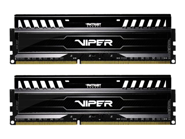 PATRIOT 16GB 2x8GB Kit DDR3 1600MHz Dual Channel XMP BLACK MAMBA
