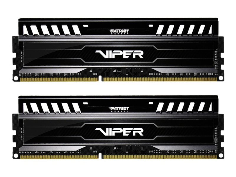 PATRIOT 8GB 2x4GB Kit DDR3 1600MHz Dual Channel XMP BLACK MAMBA