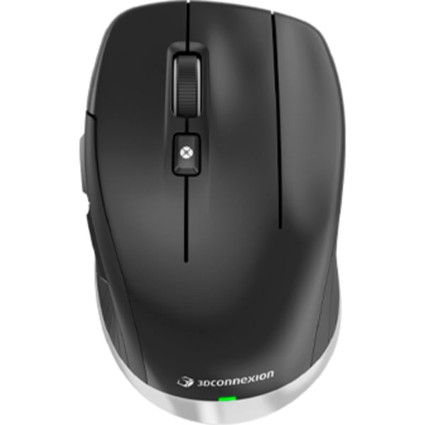 3DConnexion CadMouse Compact Wireless, mouse - black/silver, incl. Transporttasche