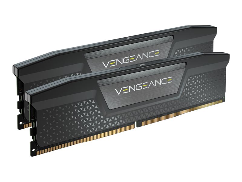 CORSAIR VENGEANCE 32GB 2x16GB DDR5 6000MHz DIMM CL38-44-44-96 1.35V Std PMIC Intel XMP Memory Black