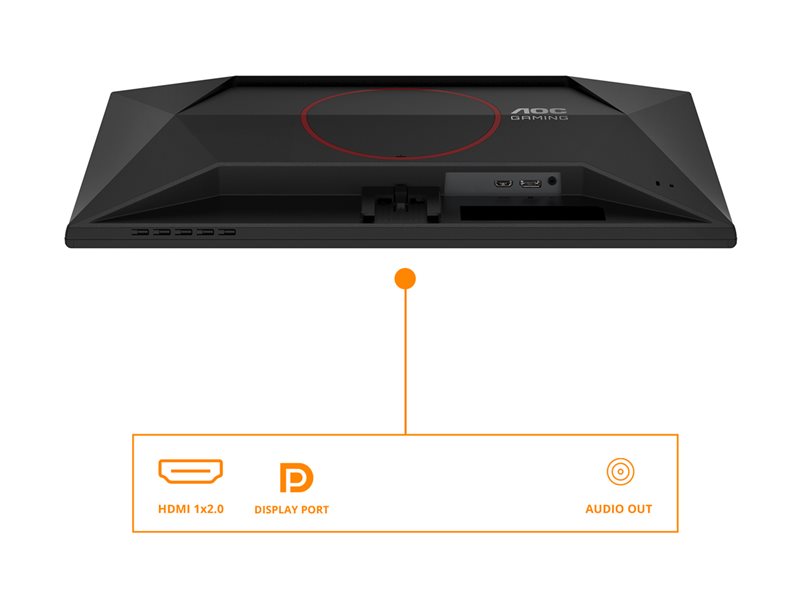 AOC 25G42E 24.5inch Fast IPS FHD 180Hz 1ms 300cd/m2 HDMI 2.0 DP1.4