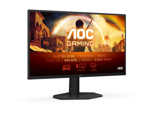 AOC 25G42E 24.5inch Fast IPS FHD 180Hz 1ms 300cd/m2 HDMI 2.0 DP1.4