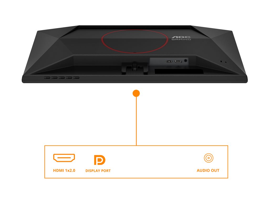 AOC 25G42E 24.5inch Fast IPS FHD 180Hz 1ms 300cd/m2 HDMI 2.0 DP1.4