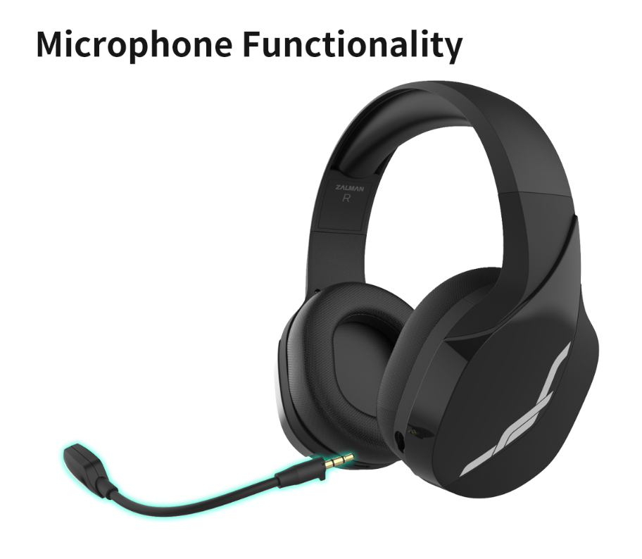 Zalman HPS700 Black Headset Wireless Head-band Gaming