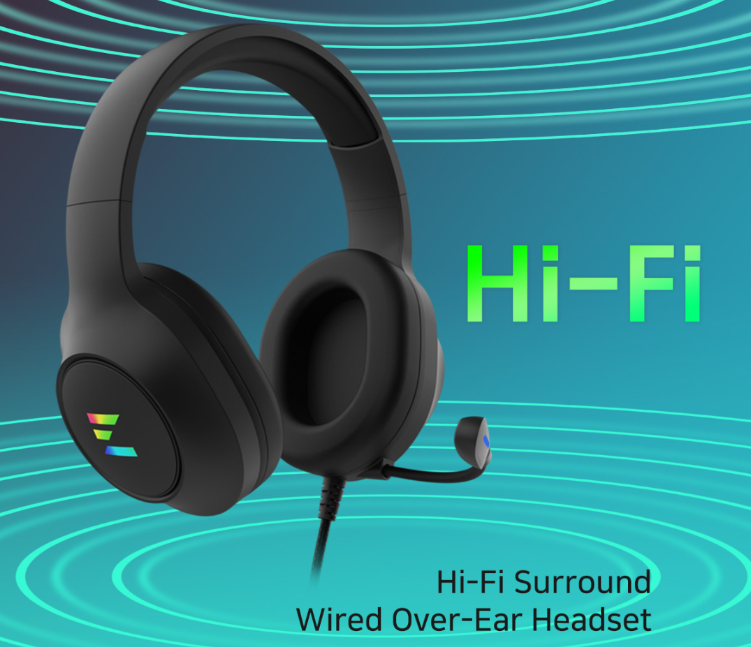 Zalman ZM-HPS310 BK headphones/headset Wired Head-band Gaming Black
