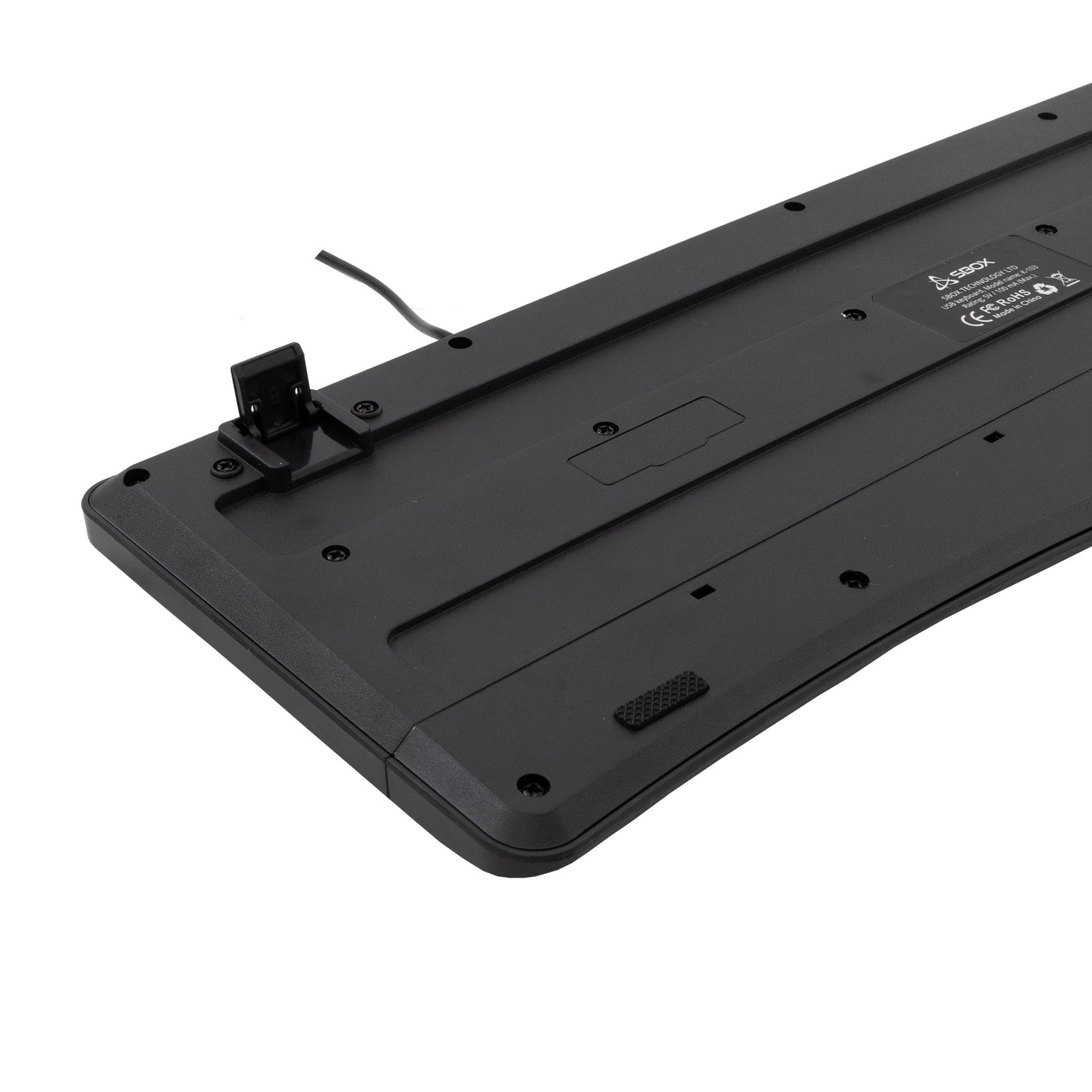 Sbox K-103 Keyboard US Black