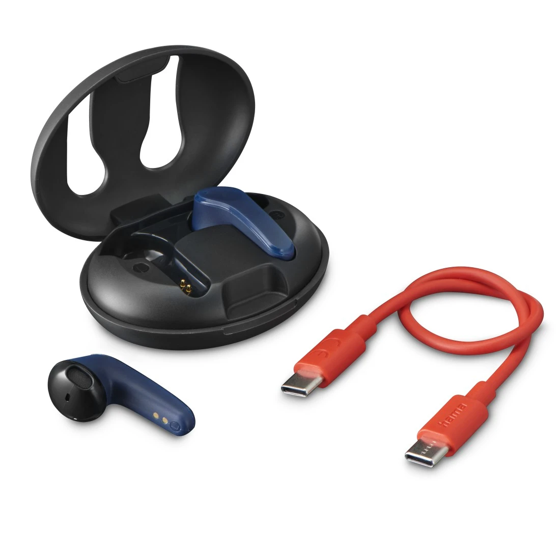 Hama Spirit Unchained Headset True Wireless Stereo (TWS) In-ear Music Bluetooth Black, Blue