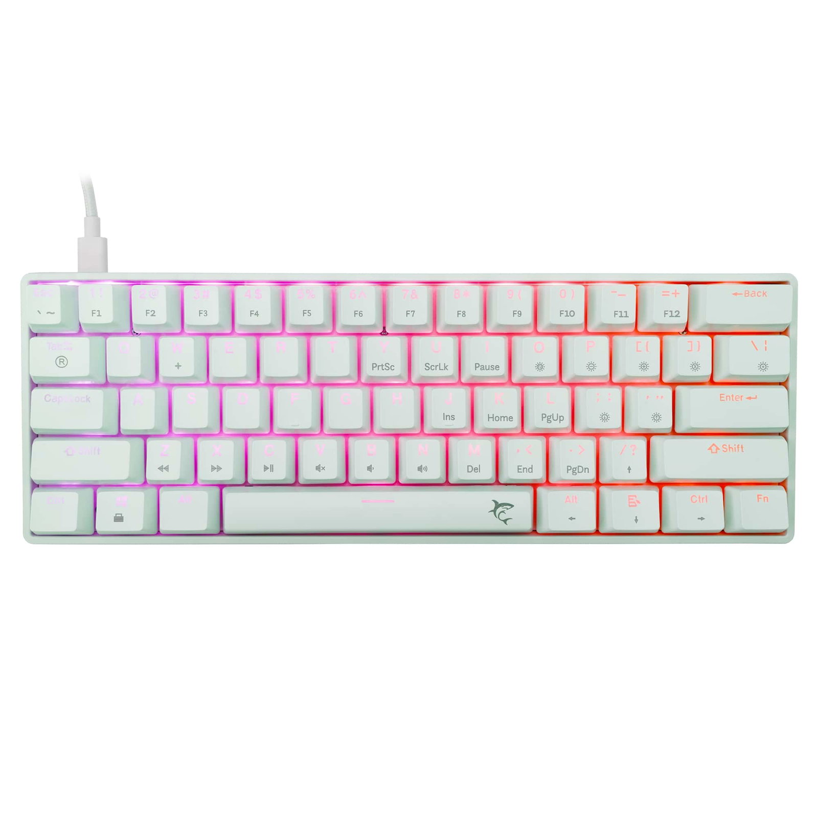 White Shark GK-004211 Shinobi 2 Red Switch, White US