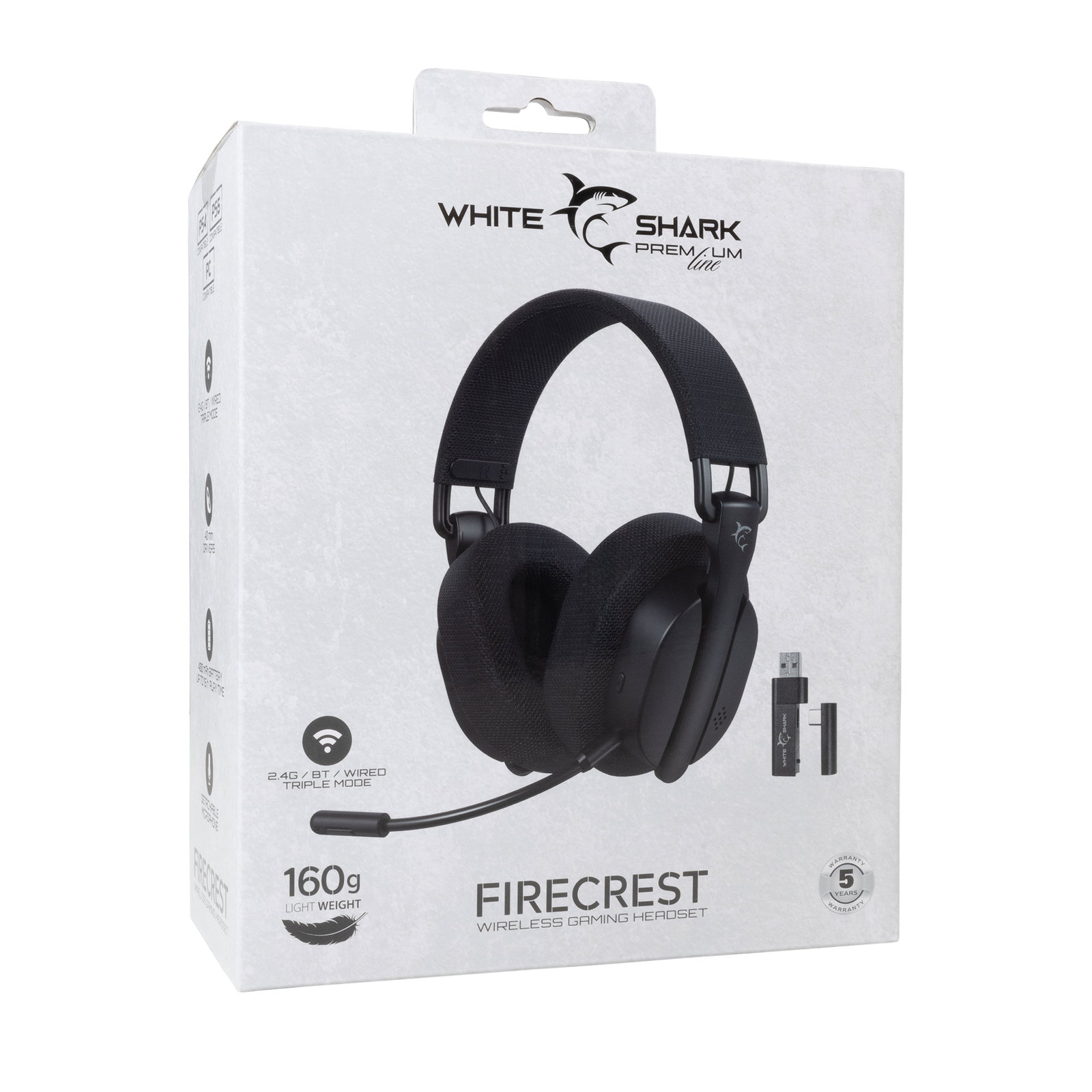 White Shark FIRECREST BLACK WGH-2444