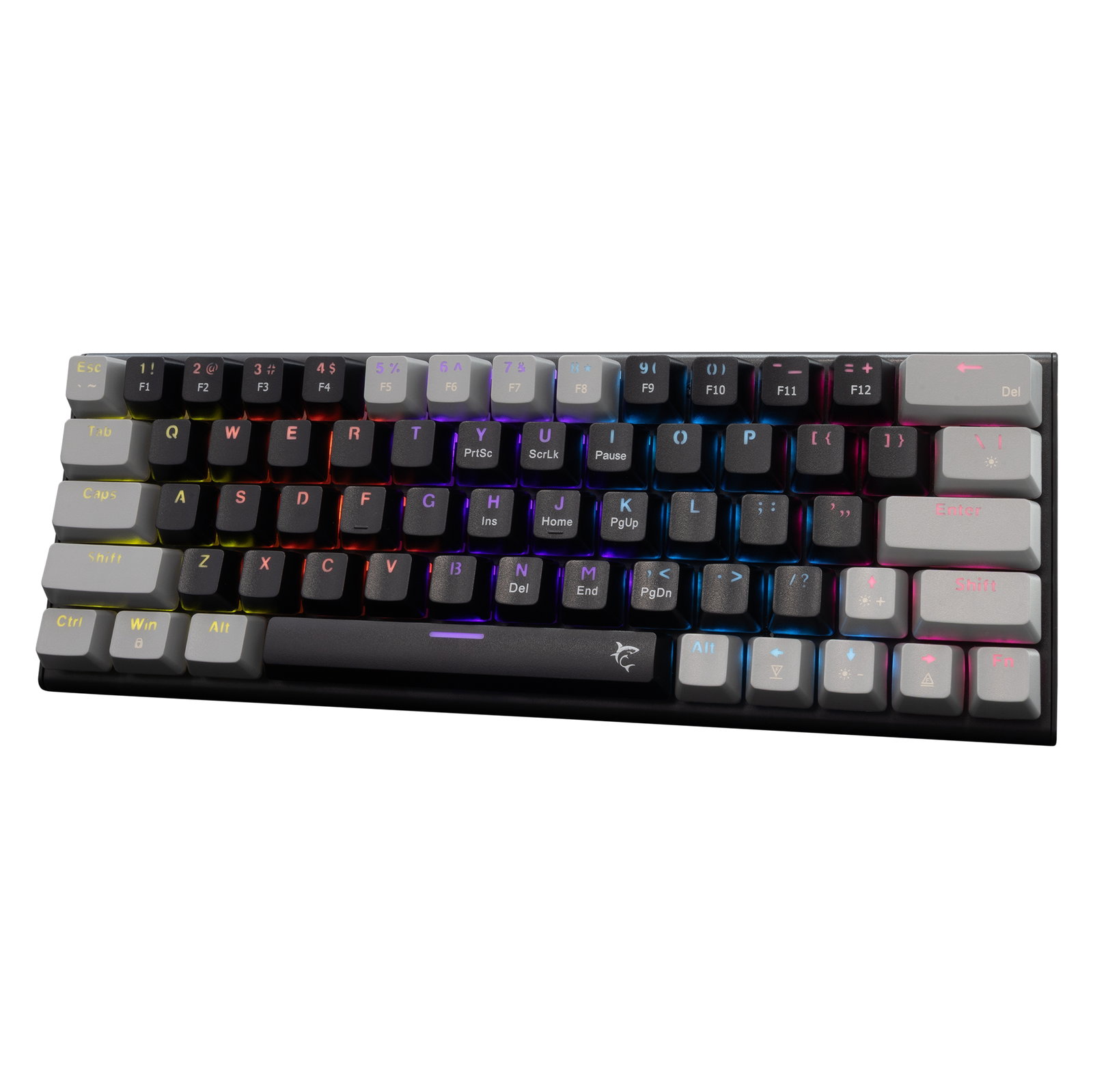 White Shark WAKIZASHI-2-US-B-G-RED.SW GK-002111V2 Black-Grey US Red Switches
