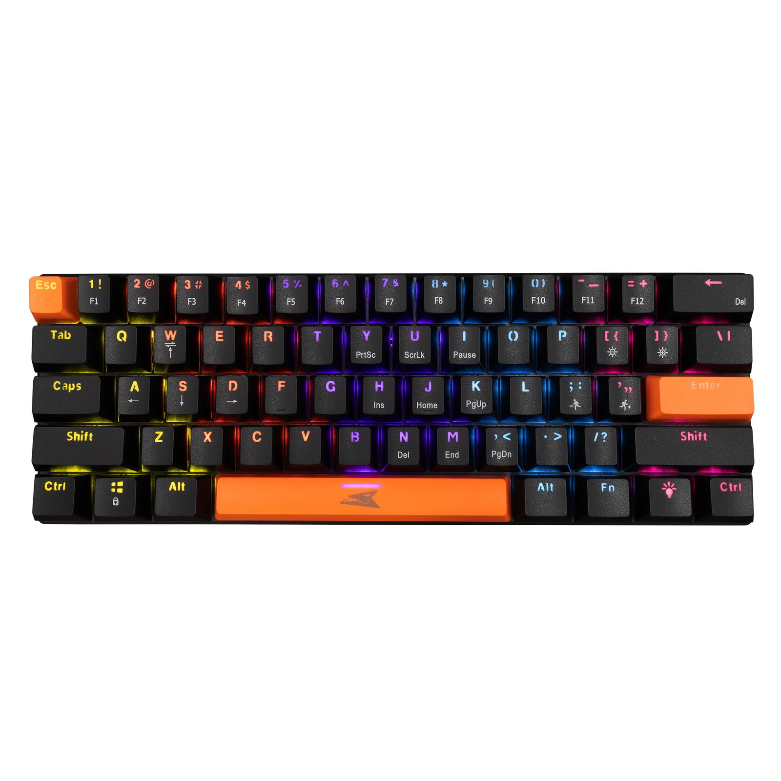 Baracuda DOLPHIN-B-RED BGK-03111 US Mechanical Red Switches, Black