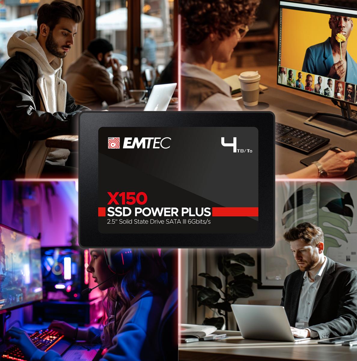 Emtec SSD 2.5 Sata X150 4000GB Power Plus