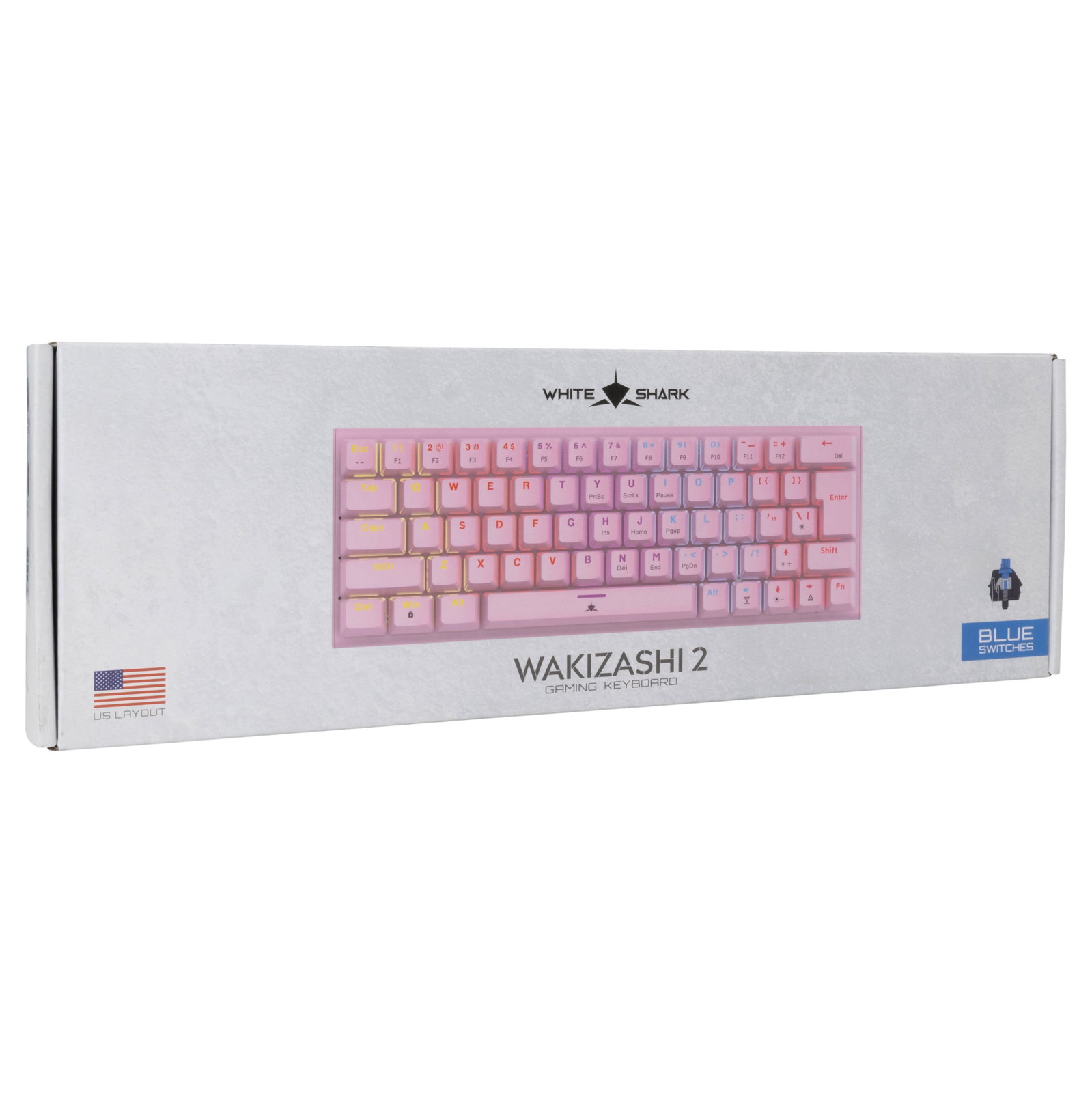 White Shark WAKIZASHI 2 GK-002421V2 Pink US-Blue.SW