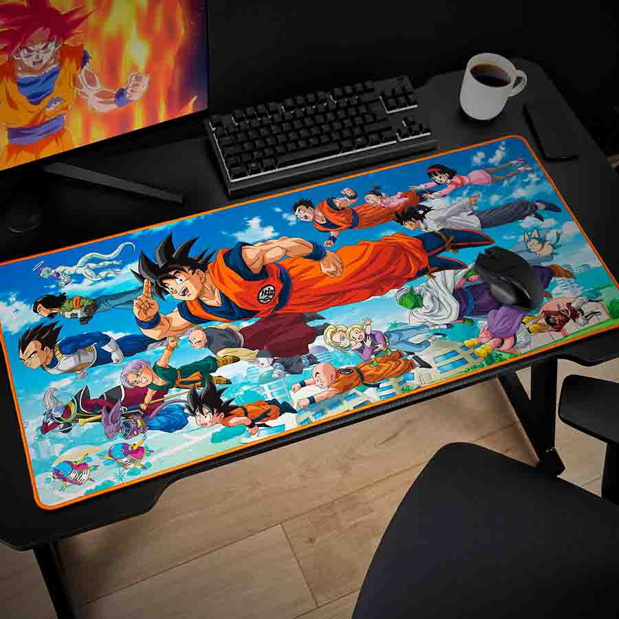 Subsonic SA5589-D2 Gaming Mouse Pad XXL DBZ Gokus friends