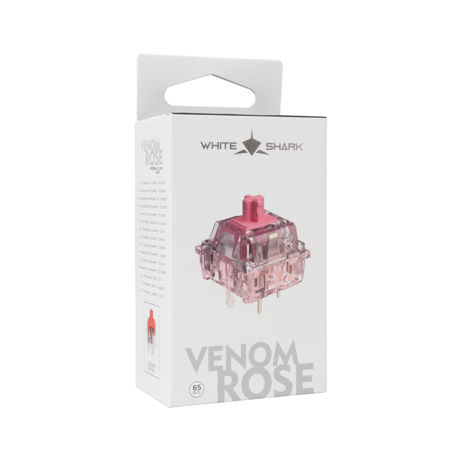 White Shark Venom Rose Mechanical Switches 65 pcs.