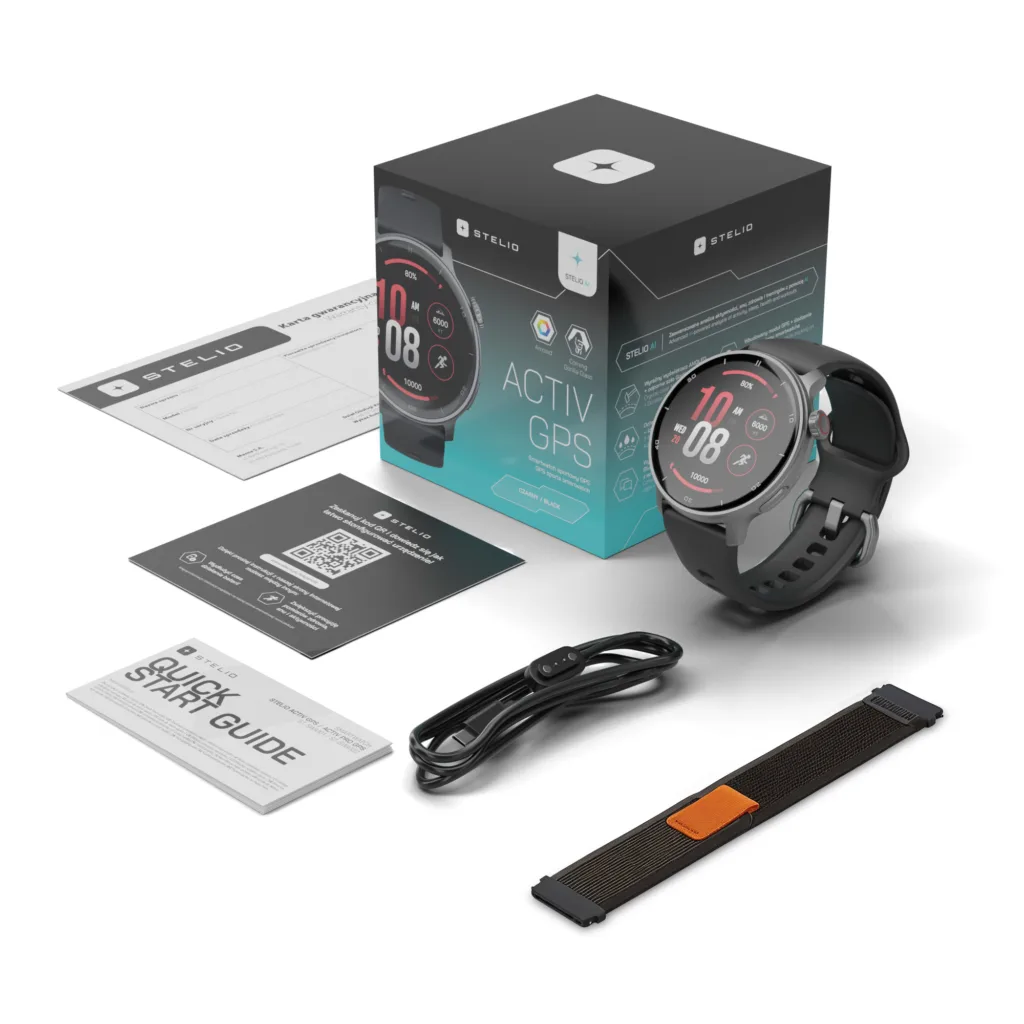 Stelio STSWA101BK Activ GPS 46mm Black
