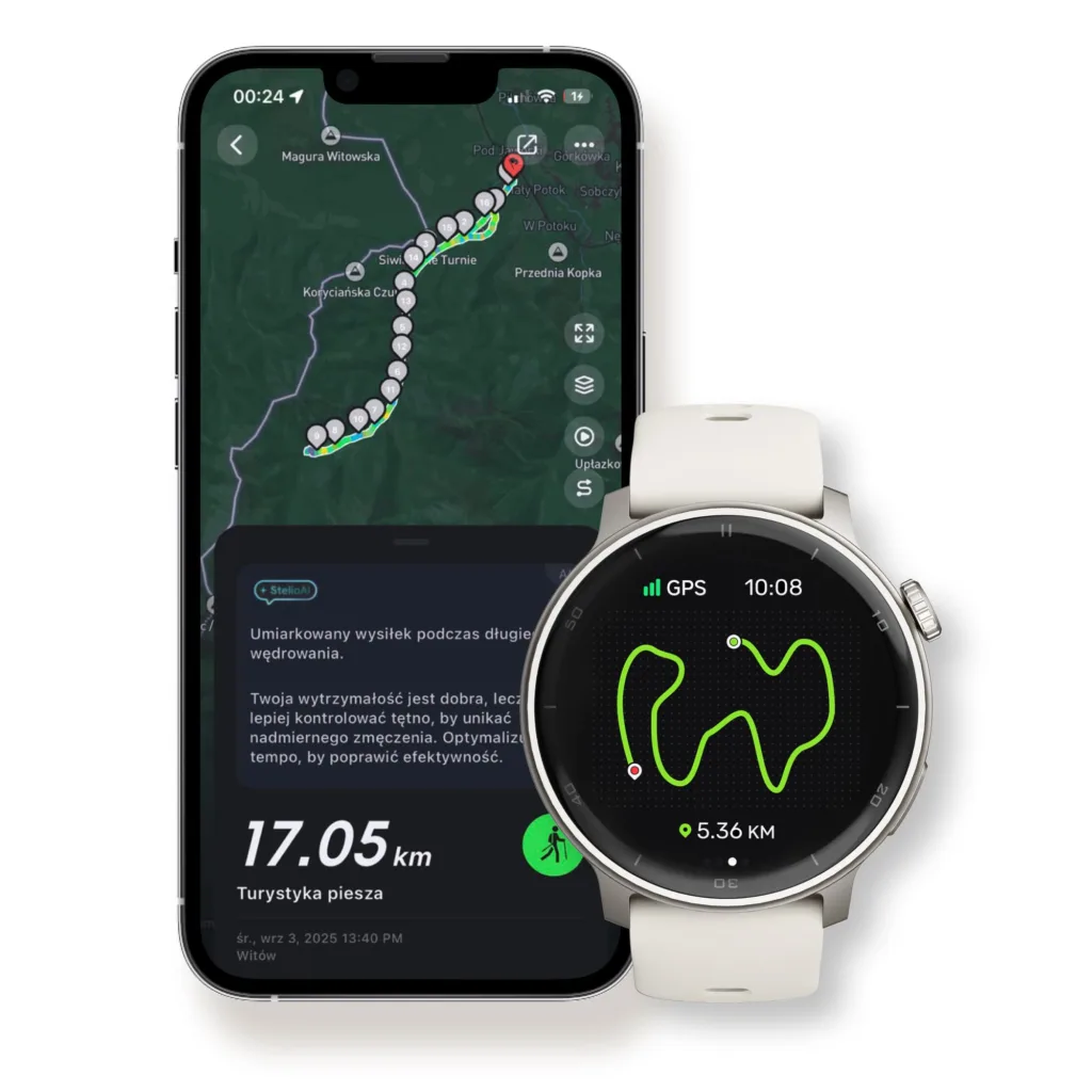 Stelio STSWA101SR Activ GPS 46mm Silver