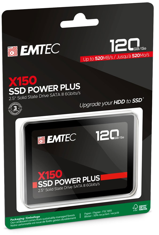 Emtec SSD 2.5 Sata X150 120GB Power Plus