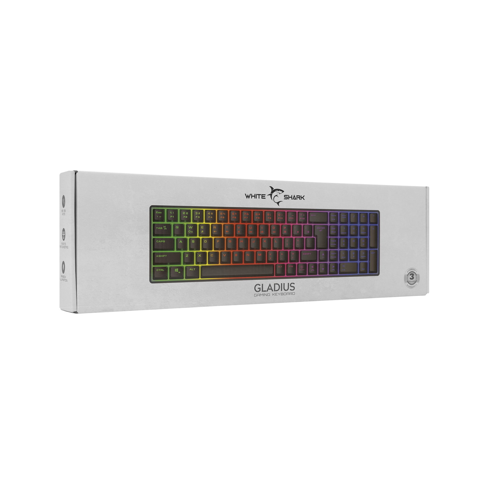 White Shark GLADIUS-US GK-001114 US RGB Black