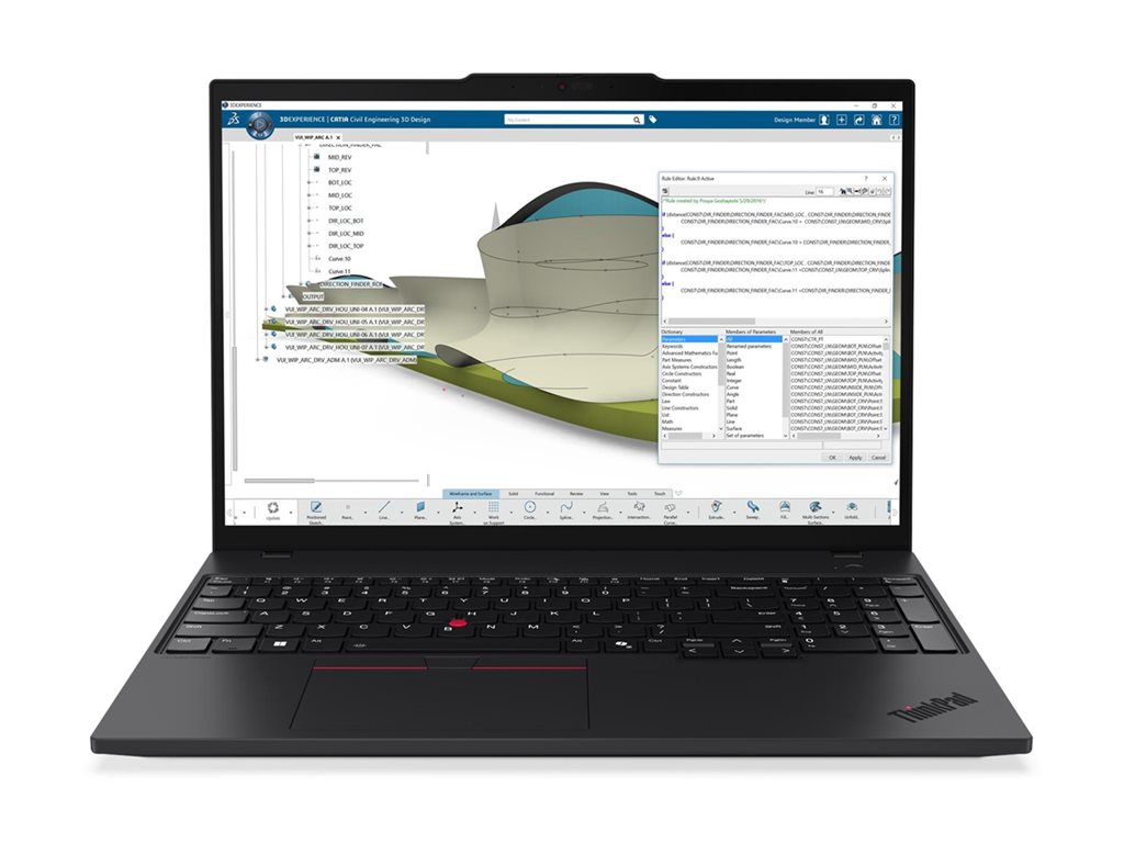 LENOVO P16s G6 AMD Ryzen AI 9 HX PRO 370 16inch WUXGA 500nits 64GB 1TB UMA 57Wh W11P 3yPS Co2