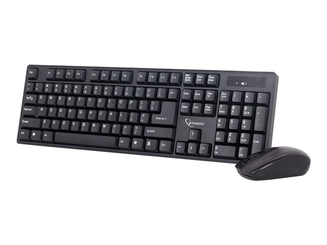 GEMBIRD KBS-W-01 Wireless desktop set US layout black
