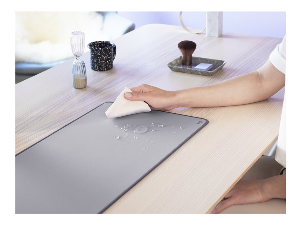 LOGITECH Desk Mat Studio Series Mouse pad mid grey