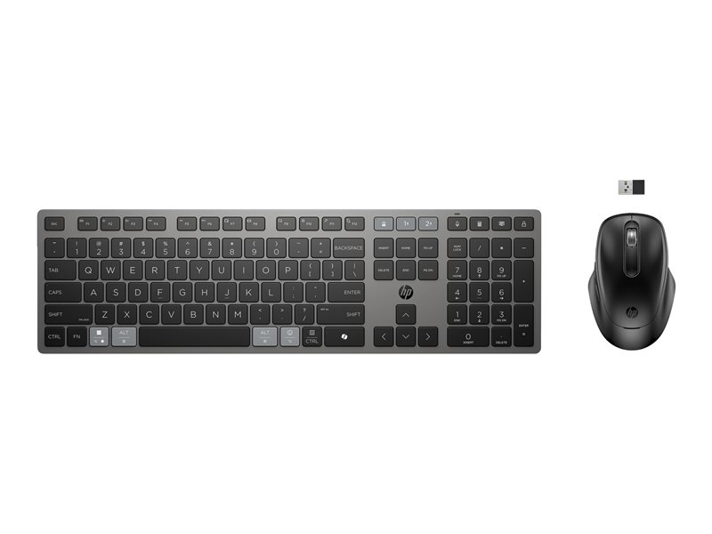 HP 725 Multi-Device Rechargeable Wireless Keyboard and Mouse Combo EURO