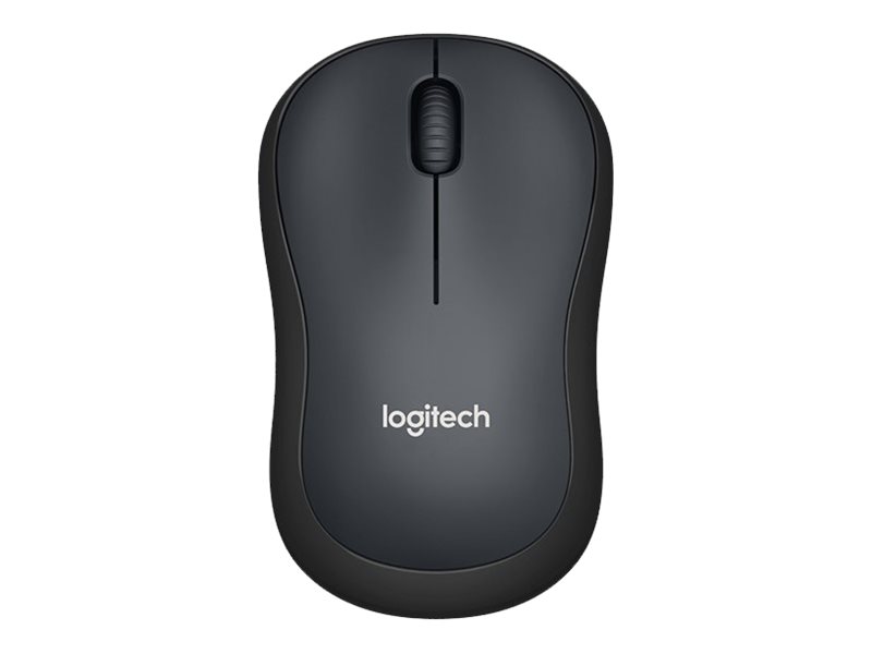 LOGITECH M220 Silent Mouse optical 3 buttons wireless 2.4 GHz USB wireless receiver charcoal