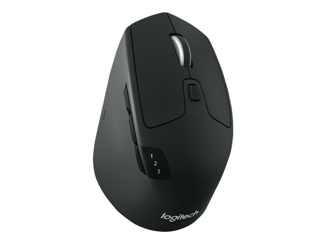LOGITECH M720 Triathlon Mouse right-handed optical 7 buttons wireless Bluetooth 2.4 GHz USB wireless receiver