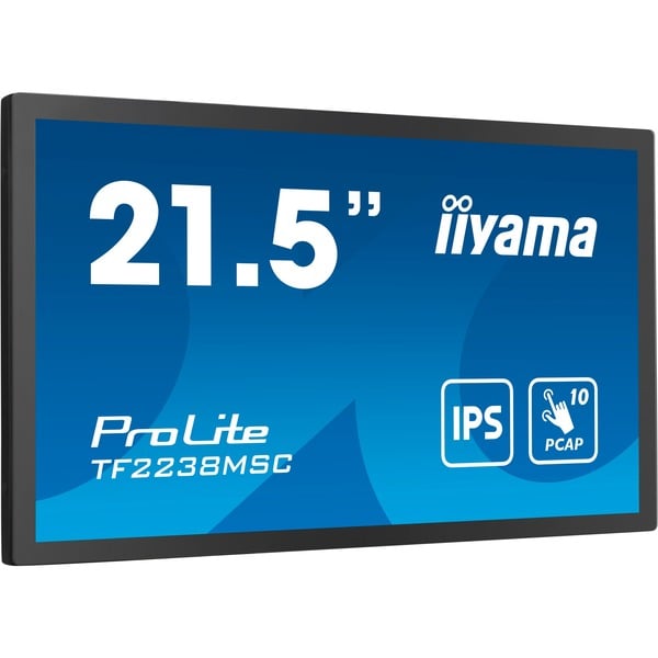 iiyama ProLite TF2238MSC-B1, LED-Monitor - 54.5 cm (21.5 inches), black, FullHD, Touchscreen, HDMI