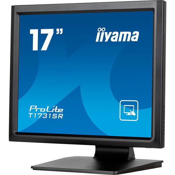 iiyama ProLite T1731SR-B1S, LED-Monitor - 43 cm (17 inches), black (matte), SXGA, TN, Touchscreen