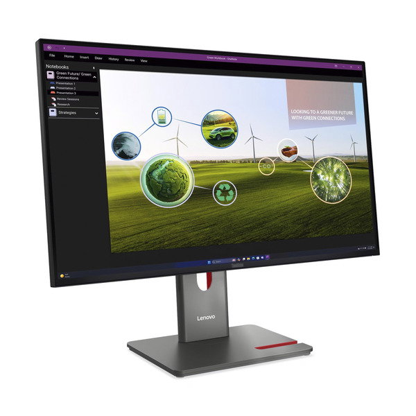 Lenovo ThinkVision P27Q-40, LED-Monitor - 68.6 cm (27 inches), black, QHD, IPS, HDMI, DP, USB-Hub, Daisy Chain, 120Hz Panel