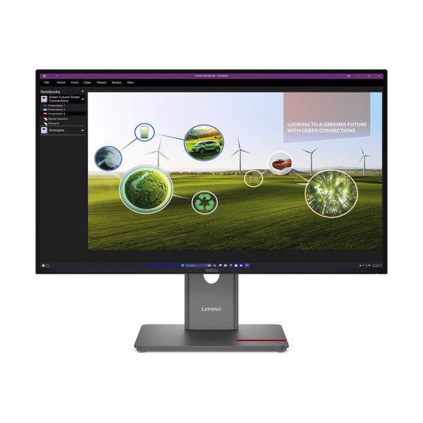Lenovo ThinkVision P27Q-40, LED-Monitor - 68.6 cm (27 inches), black, QHD, IPS, HDMI, DP, USB-Hub, Daisy Chain, 120Hz Panel