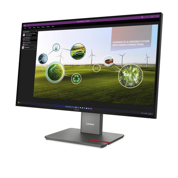 Lenovo ThinkVision P27Q-40, LED-Monitor - 68.6 cm (27 inches), black, QHD, IPS, HDMI, DP, USB-Hub, Daisy Chain, 120Hz Panel