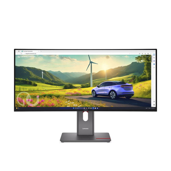 Lenovo ThinkVision P34WD-40, LED-Monitor - 86.4 cm (34 inches), black, WQHD, IPS, Curved, KVM, USB-Hub, USB-C, HDMI, DP, 120Hz Panel