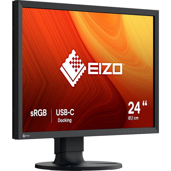 EIZO CS2400R, LED-Monitor - 61 cm (24 inches), black, WXGA, IPS, USB-C, HDMI