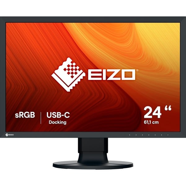 EIZO CS2400R, LED-Monitor - 61 cm (24 inches), black, WXGA, IPS, USB-C, HDMI
