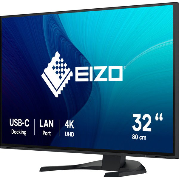 EIZO EV3240X-BK, LED-Monitor - 80 cm (32 inches), black, UltraHD/4K, IPS, LAN, USB-C