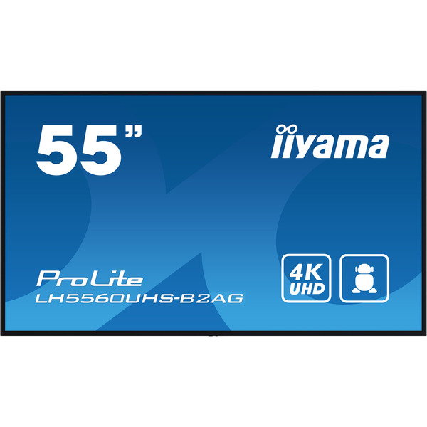 iiyama ProLite LH5560UHS-B2AG, Public Display - black (matte), UltraHD/4K, VA, speakers