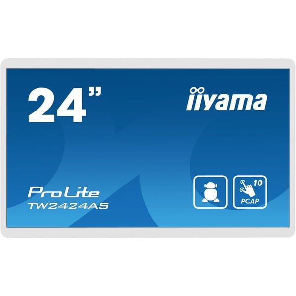 iiyama ProLite TW2424AS-W1, Public Display - white, FullHD, Touchscreen, Android