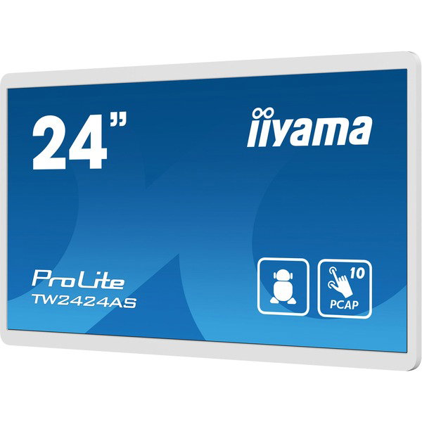iiyama ProLite TW2424AS-W1, Public Display - white, FullHD, Touchscreen, Android