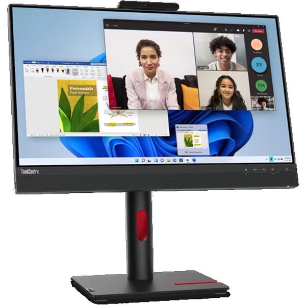 Lenovo ThinkCentre Tiny-In-One 24 Gen5 Touch, LED-Monitor - 61 cm (24 inches), black, FHD, IPS, Webcam, Touchpanel