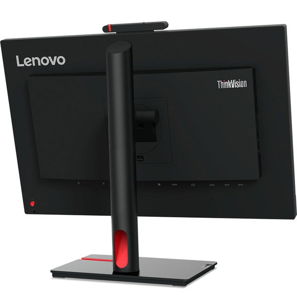 Lenovo ThinkVision T24v-30, LED-Monitor - 60.5 cm (23.8 inches), black, Full HD, IPS, HDMI, DisplayPort, VGA, Pivot, Webcam