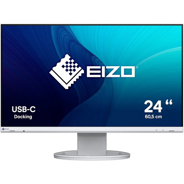 EIZO EV2480-WT, LED-Monitor - 61 cm (24 inches), white, FullHD, IPS, USB-C
