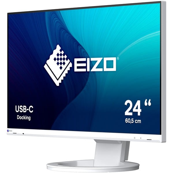 EIZO EV2480-WT, LED-Monitor - 61 cm (24 inches), white, FullHD, IPS, USB-C