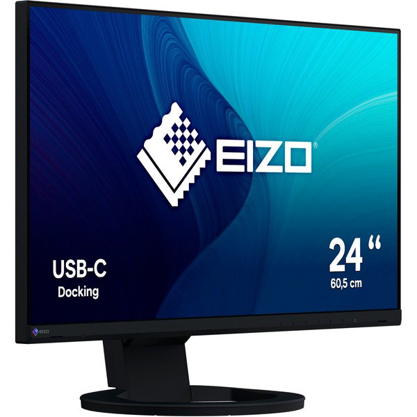 EIZO EV2480-BK, LED-Monitor - 61 cm (24 inches), black, FullHD, IPS, USB-C