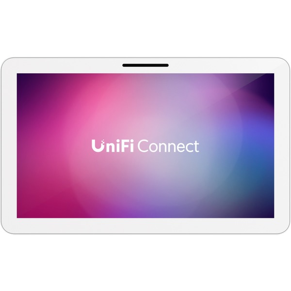 Ubiquiti UniFi Connect Display - 55 cm (21.5 inches), white, FullHD PoE++ Touchscreen designed for UniFi Connect